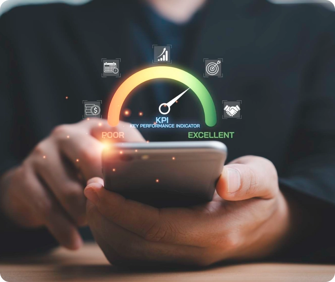 Ecommerce business growth and management illustration