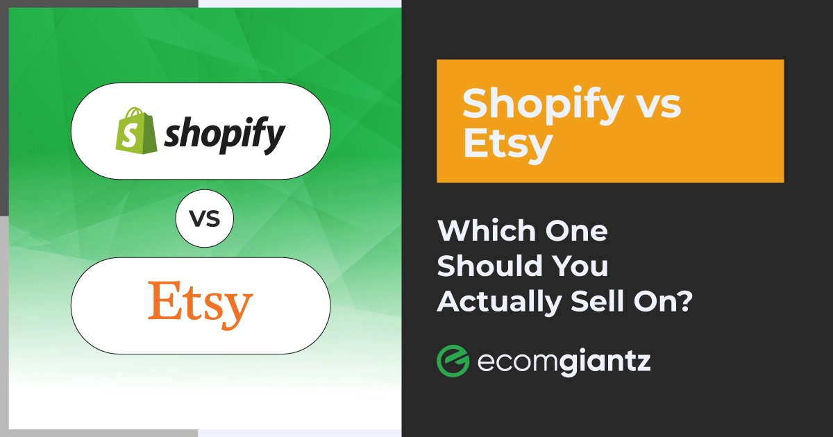 Shopify vs Etsy ecommerce platform comparison for online sellers